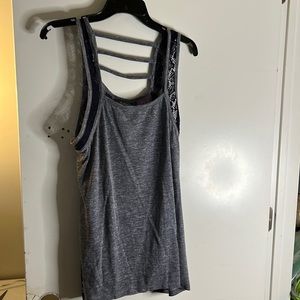NWT Dots Pattern Back Tank Top Size 1x